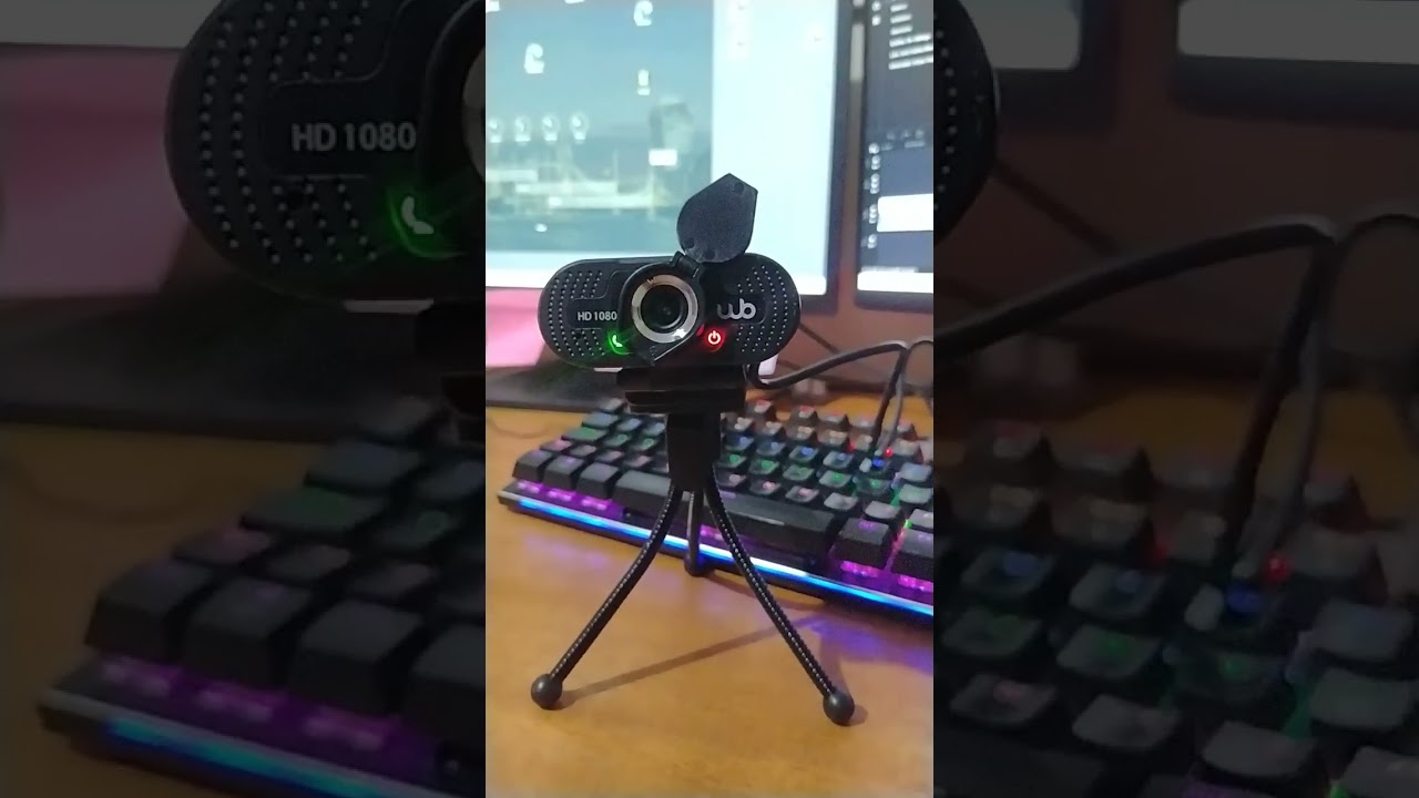 COMPREI webcam Full HD WB boa e BARATA   
