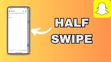 How to HALF SWIPE on Snapchat (in 2024)