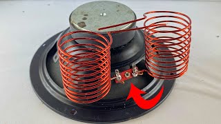 Awesome Electric Free Energy Generator Using Big Speaker Tools