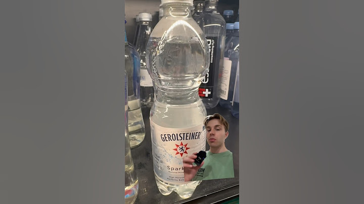 What’s inside Gerolsteiner water