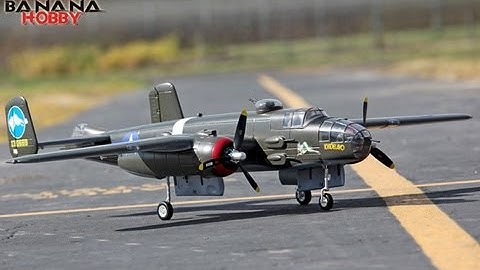 FMS Green B-25 Flight Review with Pete in HD!