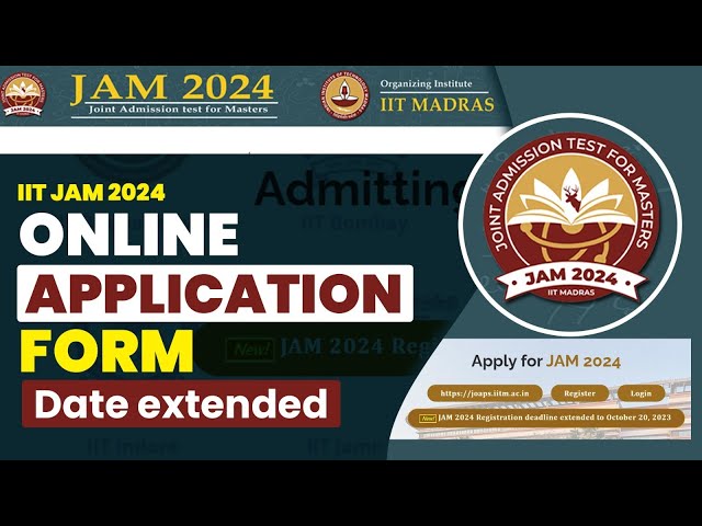 IIT JAM 2024: IIT Madras Extends Registration Deadline Till Oct 20
