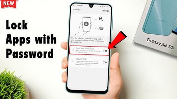 How to Lock Apps with Password Samsung A16