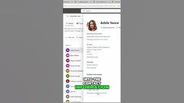 Updating User Information in Microsoft 365 Admin Center
