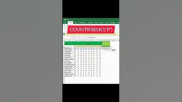 Attendance Auto fill #shorts #excel #msexcel #exceltutorial #exceltips #office365 #trending
