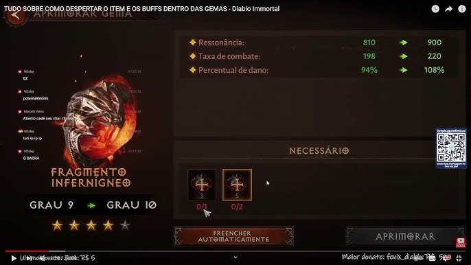 Diablo Immortal - ARCANISTA Nv 238 - GUERRA DAS SOMBRA ENTRE GIGANTES -  Live ON 