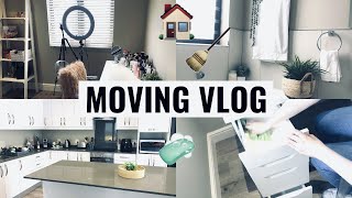 MOVING VLOG: New Makeup Room, Cleaning, Organizing, Cooking, Decorating, Spend the Weekend with Me 🏡