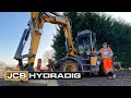 Demonstration and review of the jcb hydradig 110w wheeled excavator  operator training