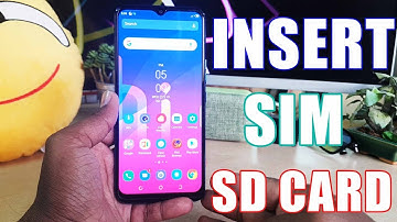 How To Insert SIM And SD Card In Tecno Spark 4