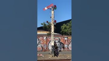 My Moving a old railway semaphore signals