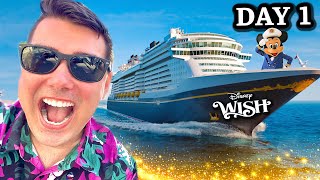 Embarking on the Disney Wish: My First Unforgettable Disney Cruise Experience DAY 1