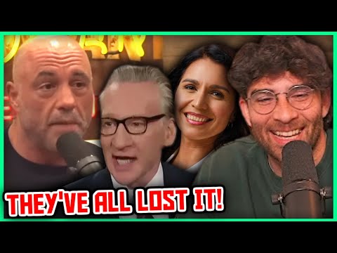 Thumbnail for Bill Maher & Tulsi Gabbard LOSING IT with Rogan | Hasanabi Reacts to Joe Rogan