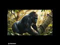 KING KONG vs GIANT CROCODILE Epic Battle Royale #giantgorilla #animalbehavior #animalkingdom