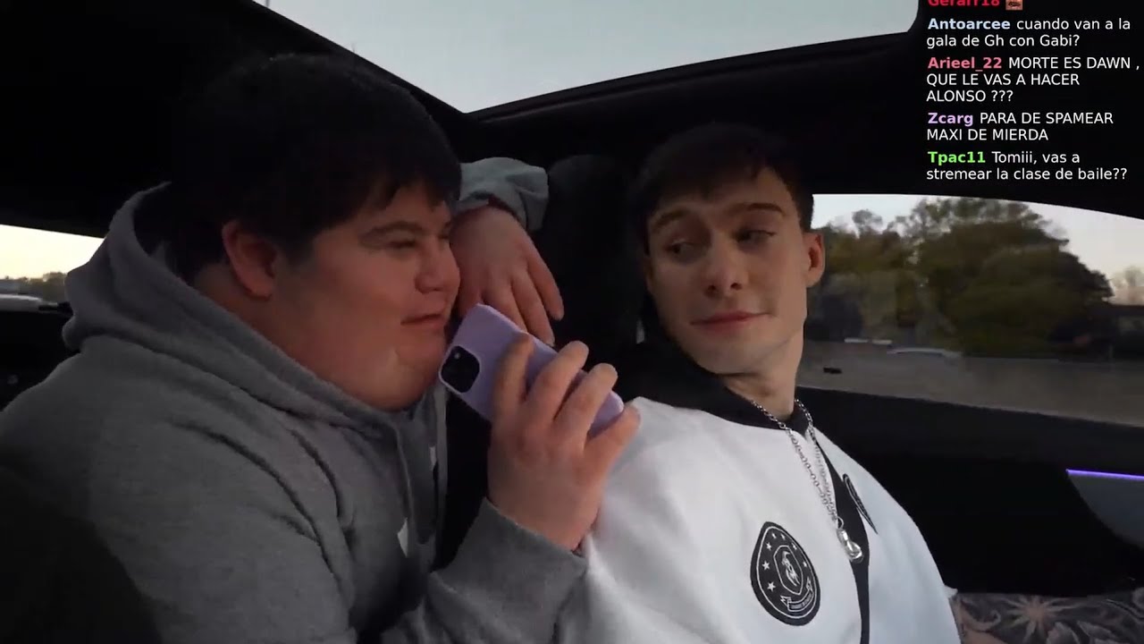 MAZZA charlando en el auto con ALONSO - stream 11/06 - YouTube