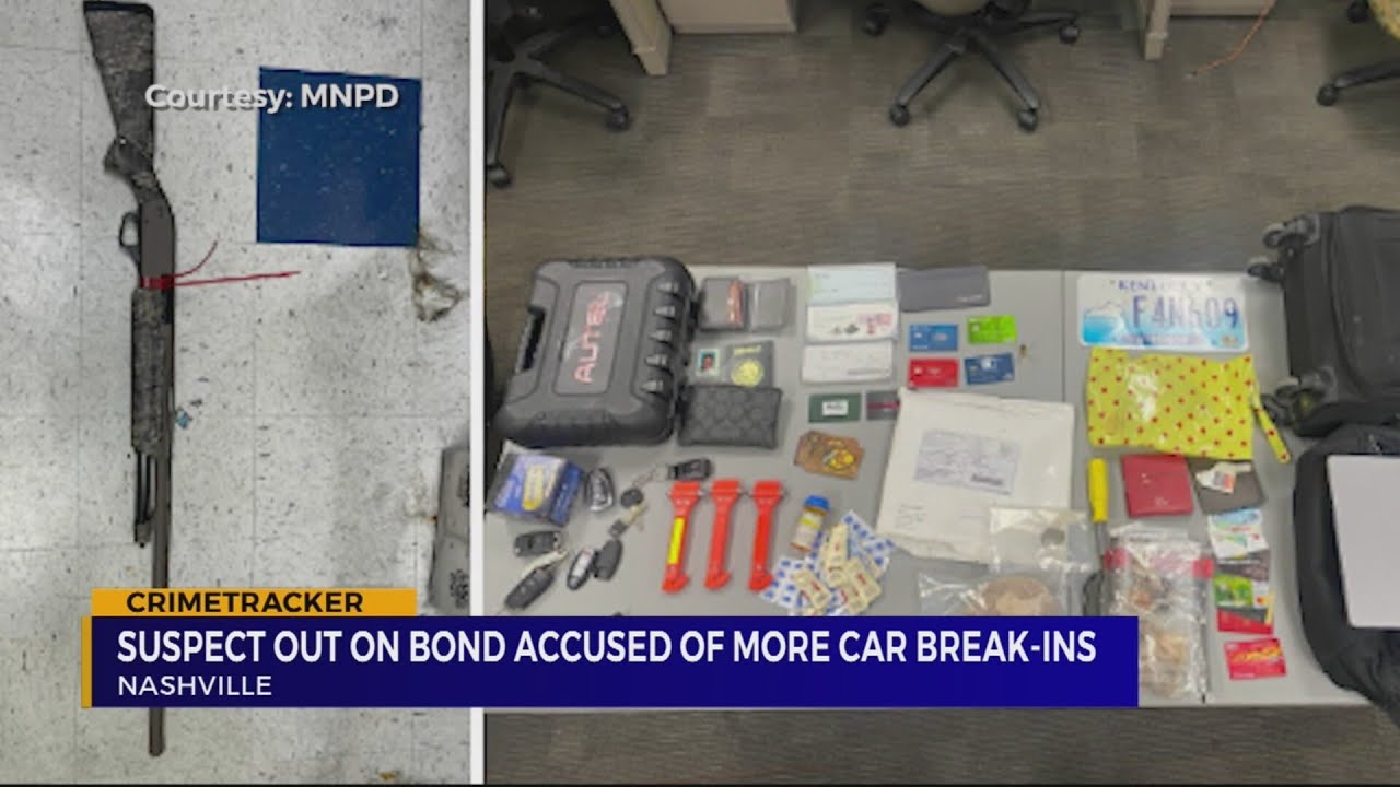 Man out on bond arrested again for connection to vehicle burglaries ...