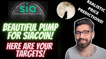 SIACOIN PRICE PREDICTION!👑BEAUTIFUL PUMP FOR SIA👁SIACOIN PRICE PREDICTION 2021