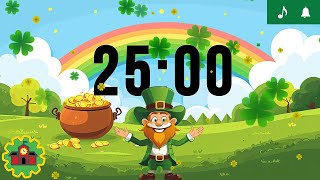 25 Minute St. Patrick's Day Timer | Festive Music | Irish Alarm Net Worth