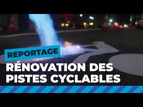 Vidéo: Début de la construction de la voie cyclable séparée des Champs-Élysées