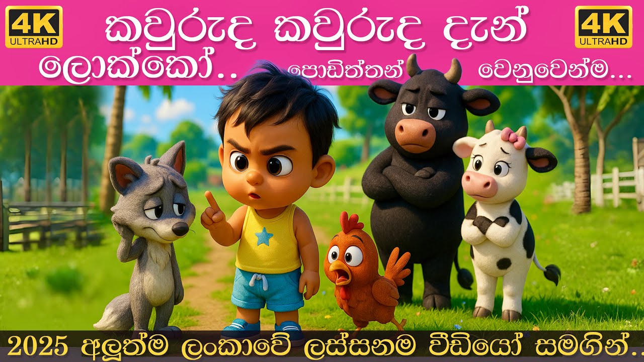 Kawruda kawruda dan lokko | කව්රුද කව්රුද දැන් ලොක්කෝ | Sinhala Lama Gee | සිංහල ළමා ගීත 2025