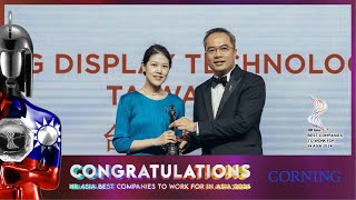 Corning Display Technologies Taiwan - 2024 Taiwan Hr Asia Best Companies To Work For In Asia