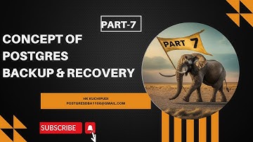 Postgres backups & Recovery part 7 | pg_dump|pg_restore|Formatted Backups| postgres Backups