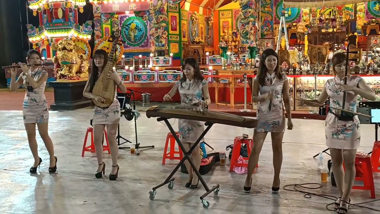 【後勁武聖宮行台】進香遶境前熱身~~國樂辣妹精彩表演