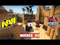 Проигравший вылетает. NAVI vs FORZE. Map-2 Mirage. EPIC CIS League Spring 2021