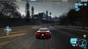NFS World: Corvette Carbon - Reverse Track OS SPRINT