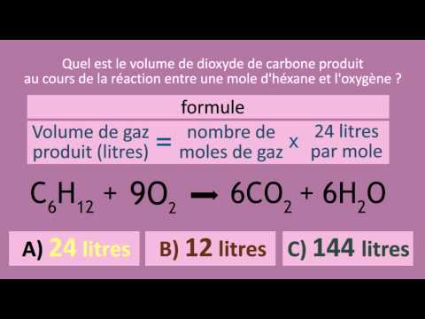 Vidéo: Comment Calculer Le Volume D'oxygène