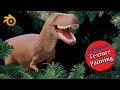 Texture Paint In Blender | An Introduction For Absolute Beginners | Texture Painting A Dinosaur Skin