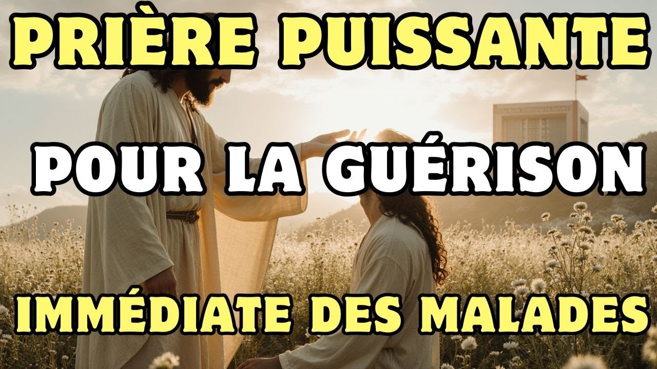 PRIÈRE PUISSANTE POUR LA GUÉRISON IMMÉDIATE DES MALADES