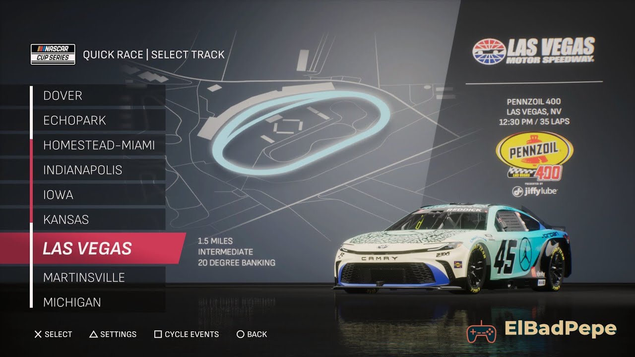 NASCAR 25 | Tyler Reddick | Las Vegas Motor Speedway (PS5) - YouTube
