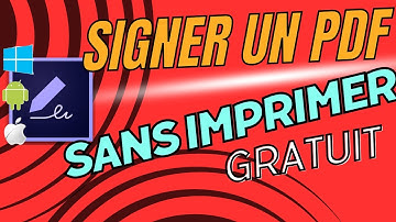 Simple&Gratuit - Signer et remplir un PDF avec son téléphone ou son ordinateur (sans imprimer)