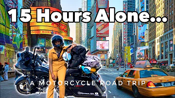 Riding My Road Glide To New York City ALONE! - Harley-Davidson Motovlog (Part 4)