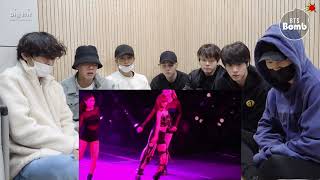 Bts reaction to BLACKPINK LISA Solo Stage 블랙핑크 리사 직캠 (Take me + Swalla) / 2019 WORLD TOUR in SYDNEY