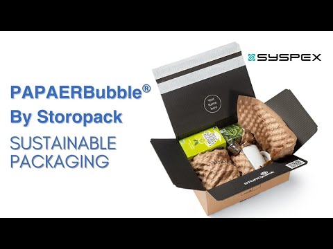 PAPERbubble® by Storopack - Natural wrapping for perfect protection