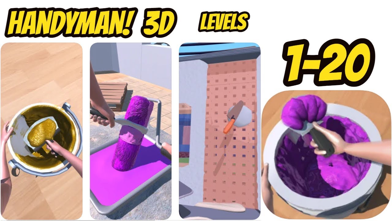 Handyman! 3‪D Game All levels 120 Gameplay Walkthrough (iOSAndroid
