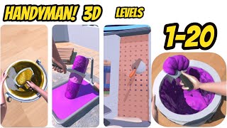 Handyman! 3‪D Game All levels 1-20 Gameplay Walkthrough (iOS-Android) screenshot 3