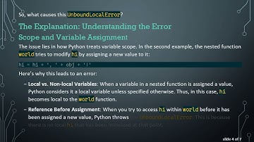Understanding the UnboundLocalError in Python: A Nested Functions Example
