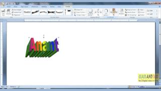 MS WORD 105 - Rotate in any direction of   3D word art or shapes.mp4