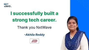 💥 Watch How NxtWave Intensive 2.0 Transformed Akhila’s IT Career? 💼✨