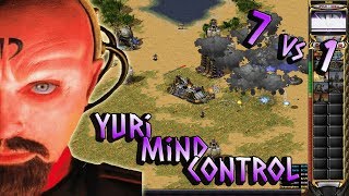 Red Alert 2 - Yuri's Army vs 7 Brutals + Superweapons