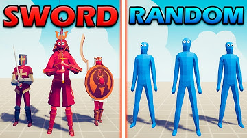 SWORD TEAM vs RANDOM TEAM - Totally Accurate Battle Simulator | TABS