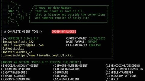 Testing a OSINT Hacking Part 2 !!! Mr.Holmes