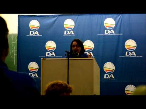 DA: Patricia De Lille Speaks at UCT (Video 2 of 6)