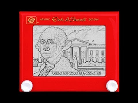 Photoshop Tutorial: How to Recreate a Classic, ETCH A SKETCH Drawing!