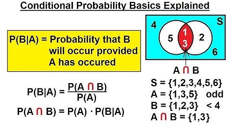 Probability & Statistics (54 of 62) Conditional Probability Basics