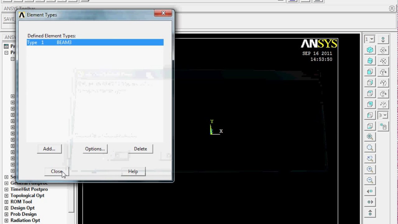 Simulação de Viga Apoiada - Beam Simulation by Ansys - YouTube