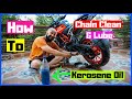 How To Clean Bike Chain With Kerosene Oil | Chain Lube With Motul C2 Lube | KTM Duke 390 Vlog 57