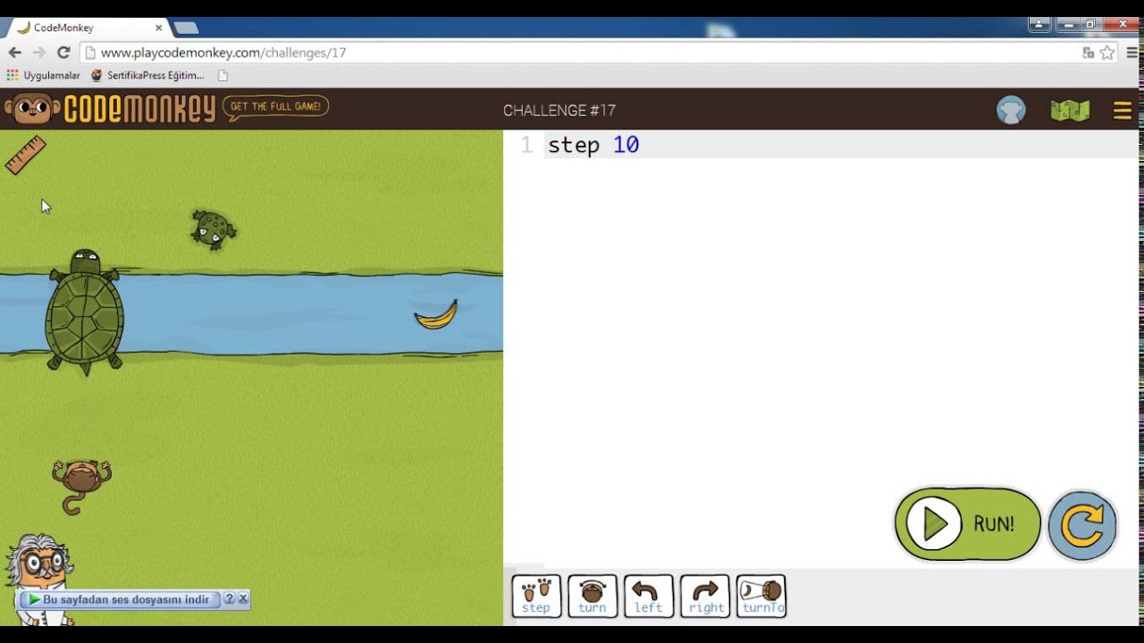 play code monkey 17 challenge level - YouTube